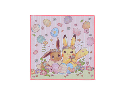 ハンドタオル Pikachu&Eievui's Easter　500円（★）