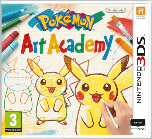 3DS「ポケモンアートアカデミー」の海外版のパッケージ画像が公開されています