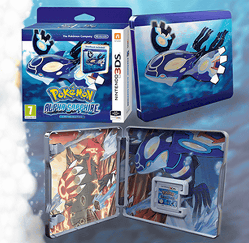 ポケモンORASのヨーロッパ版のパッケージで、「Pokemon Omega Ruby & Alpha Sapphire Limited Edition」として発売されます