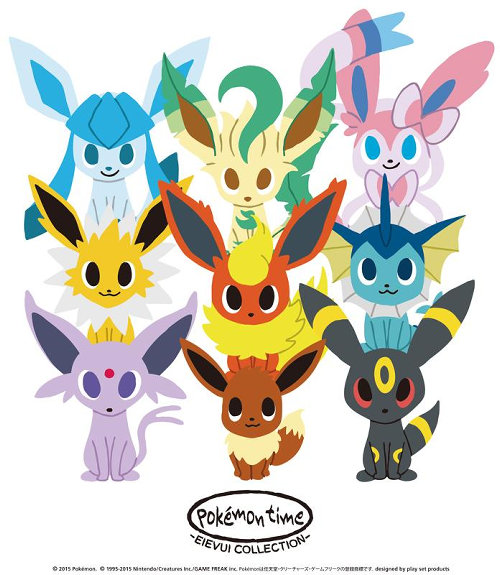 pokemon timeシリーズの新商品として、「イーブイコレクション」の発売が決定しました