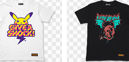 NC帝國がデザインした「POKEMON GRAPHIX」ロゴ入りTシャツが発売決定