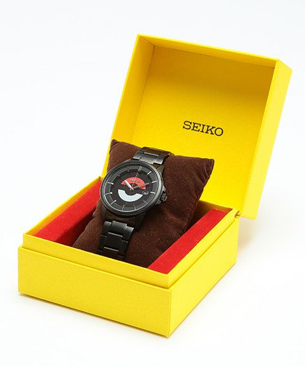 今回のポケモンウォッチは、SEIKO製の時計となっており、子供から大人まで安心して使用出来るものです