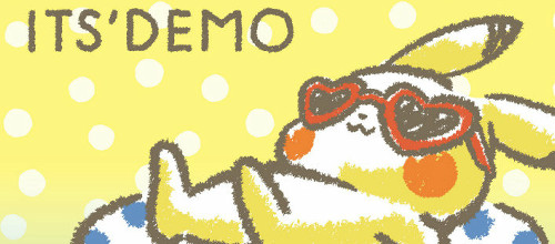 ポケモン×ITS'DEMOのコラボアイテム第2弾が発表。夏をテーマにしたピカチュウやイーブイたち