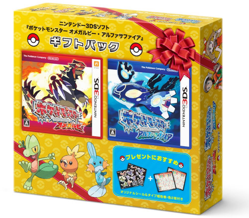 ポケットモンスター オメガルビー アルファサファイア ギフトパック登場 2本セットで安く販売