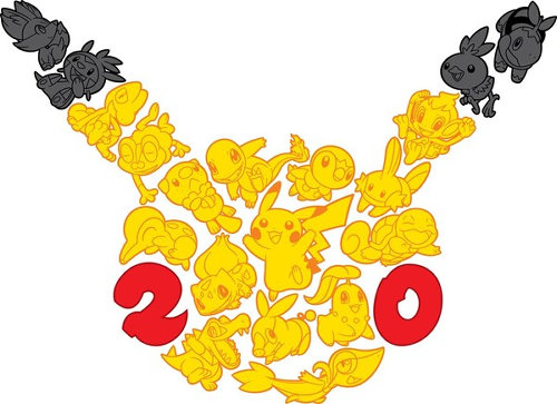 ポケモン20周年のロゴが海外で発表されました