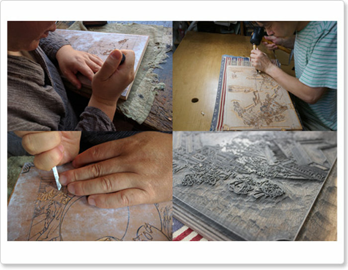 ポケモン×浮世絵のコラボグッズは、非常に高価な商品ですが、彫り、摺り、制作過程のすべてが、伝統技術を極限まで高めた職人たちによる手作業
