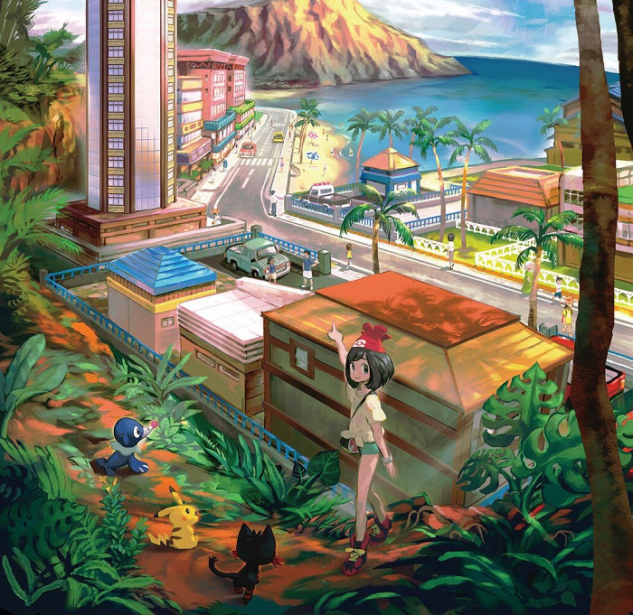 3DS「ポケモン サン ムーン」のイメージビジュアルが海外で公開されました