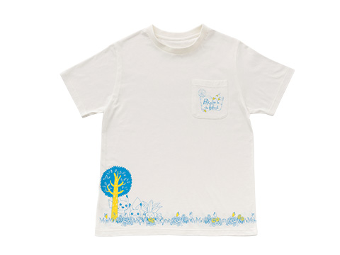 Tシャツ Pikachu in the forest　（S／M／L）　各3,000円（★）