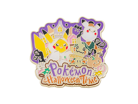 ロゴピンズ　Pokemon Halloween Time　600円（★）