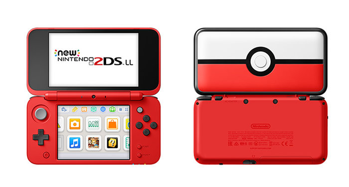 「Newニンテンドー2DS LL モンスターボールエディション」の予約が開始されました