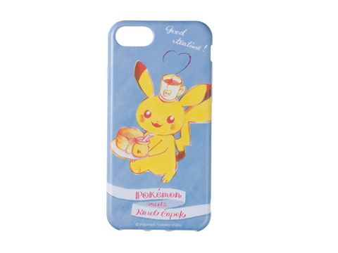 ソフトジャケット for iPhone 8／7／6s／6 Pokemon meets Karel Capek [pikachu]　各1,880円（★）