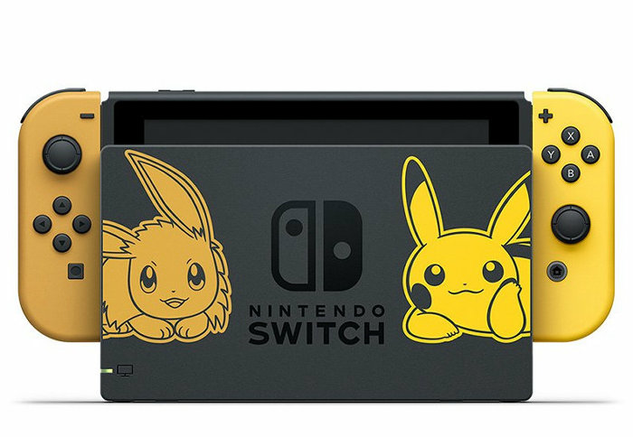 本体とのセットパッケージは、Nintendo Switch「ポケットモンスター Let’s Go! ピカチュウ」、Nintendo Switch「ポケットモンスター Let’s Go! イーブイ」