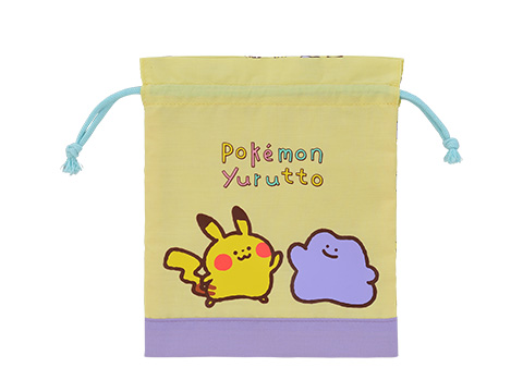 巾着 Pokemon Yurutto ピカチュウ&メタモン　680円（★）