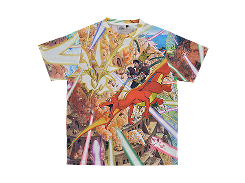 Tシャツ Pokemon EX Drawing -Yusuke Murata- ウルトラネクロズマ空中戦（S／M／L／XL）　各5,000円 （★）