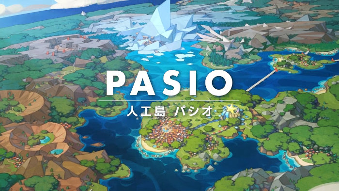 「ポケモンマスターズ」の舞台は、ポケモン世界のどこかに存在する「パシオ」という人工島になっていることも明らかに