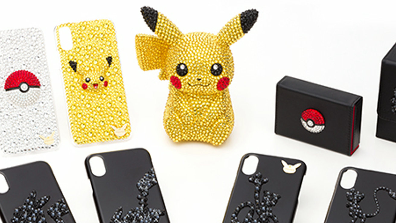 日本買蔵ポケモンセンター　ピカチュウ スワロフスキー マルチカバー　しっぽ スマホアクセサリー