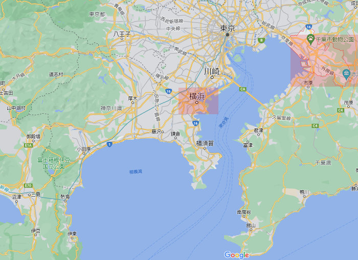 ポケモン赤緑などのクチバシティが日本の関東の地図では千葉市に該当するのは