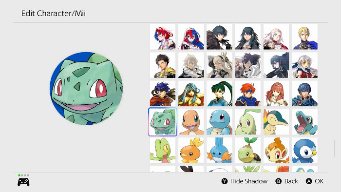 ポケモン以外のその他のキャラクターのユーザーアイコンは上のようなものに
