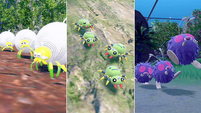 ポケモンSV、タマンチュラやイトマル、コンパン大量発生