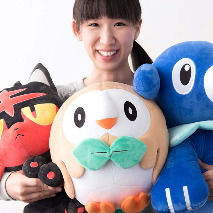 ポケモンセンター ぬいぐるみ ニャビー アシマリ モクロー 3点