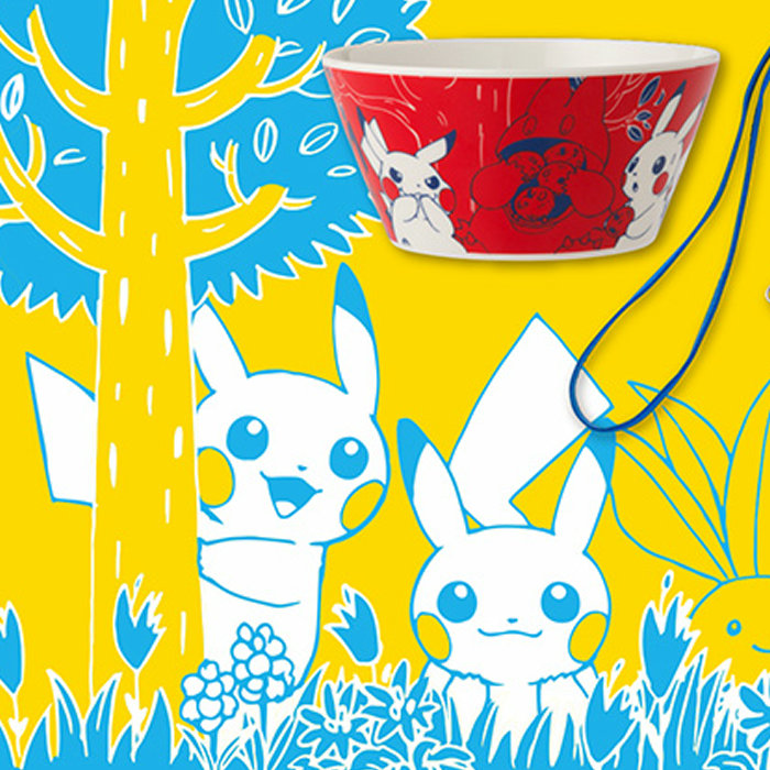 北欧テイストのキッチン雑貨、「Pikachu in the forest」